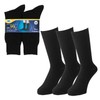 Dr. Shawl Men's Crew Socks, Antibacterial, Ribbon, 9.8 - 11.0