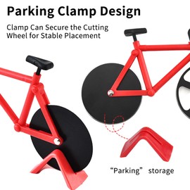 Pizza Cutter, Bicycle Pizza Cutter, Meaningful Pizza Scissors, Dishwasher Safe Pizza Cutter, Bicycle Pizza Cutter, Pizza Scissors, Pizza Cutter, Secret Santa Gifts, Red