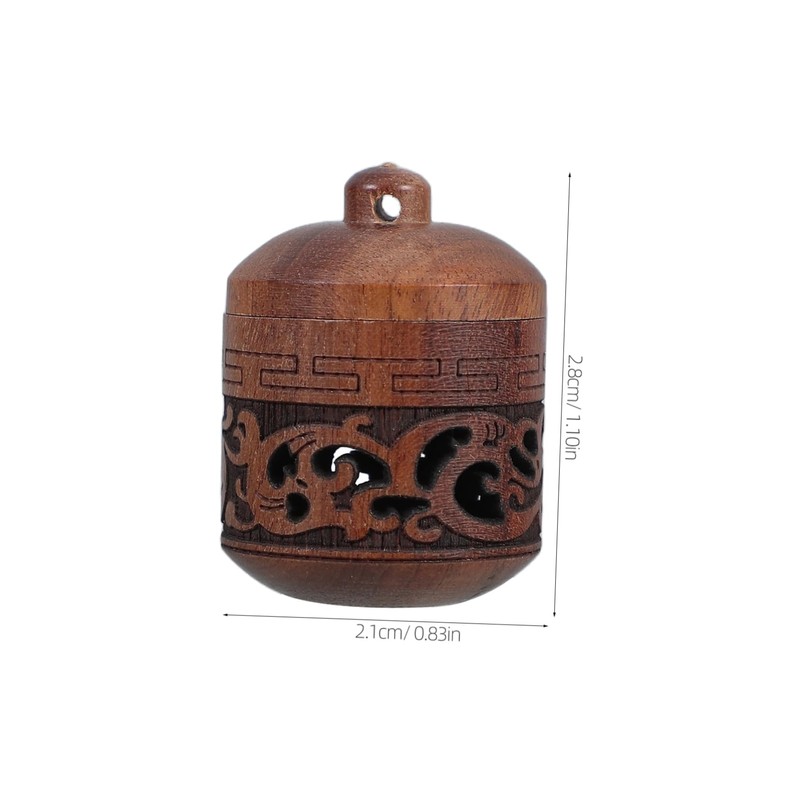 Baluue 2pcs DIY Wood Lantern Sachet for Aromatherapy Decorative Incense