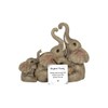 Something Different FO_66238 Elephant Family Ornament | 3pcs. 280g, Grey