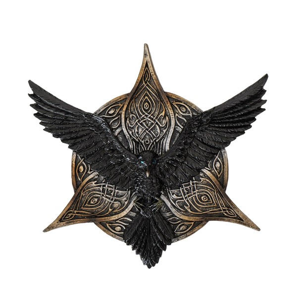 Pacific Giftware Raven Incense Burner Decorative Celtic Knotwork Design with