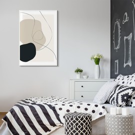 upsimples upsimples 20x30 Picture Frame White 3 Pack, Scratch-Proof Poster Frames 20 x 30 for Photo Gallery - Slide-In Strips, Horizontal or Vertical Wall Mounting