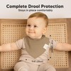 KeaBabies 8-Pack Organic Baby Bandana Drool Bibs - Stylish Unisex