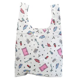 Marushin Eco Bag, I Druemon, Four-Dimensional Eco Bag, Approx. 25.0 x 15.7 x 7.9 inches (63.5 x 40 x 20 cm) (when stored: H 3.5 x W 6.3 inches (9 x 16 cm)), Made of recycled polyester 2905001600