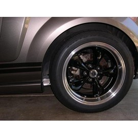 American Racing Custom Wheels AR105 Torq Thrust M Gloss Black Wheel With Machined Lip (17x8"/5x120.7mm, 0mm offset)