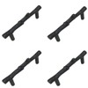 Jinyuanchao 3 Inch Hole Center Black Twig Cabinet Pulls, Alloy