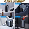 Zukida 2 in 1 Mini Car Trash Can Car Trash