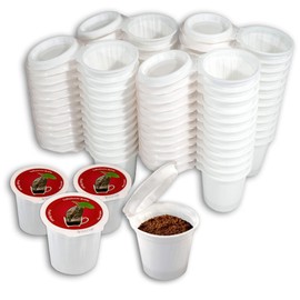 iFillCup, fill your own Single Serve Pods. Eco friendly 100% recyclable pods. Compatible with k cup brewers including 1.0 & 2.0 Keurig. 288 iFill Cup airtight seal in freshness pods. (Red)