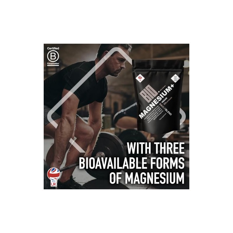 Bio-Synergy Magnesium Glycinate Complex - 260mg Elemental Magnesium as Bisglycinate,