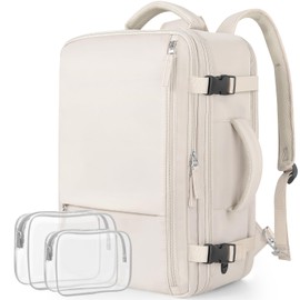 Snoffic Travel Backpack for Women, Carry On Backpack Airline Approved Personal Item, Waterproof Backpack, Backpack for Women, 17.3” Laptop Backpack, Bag Casual Daypack for Weekender