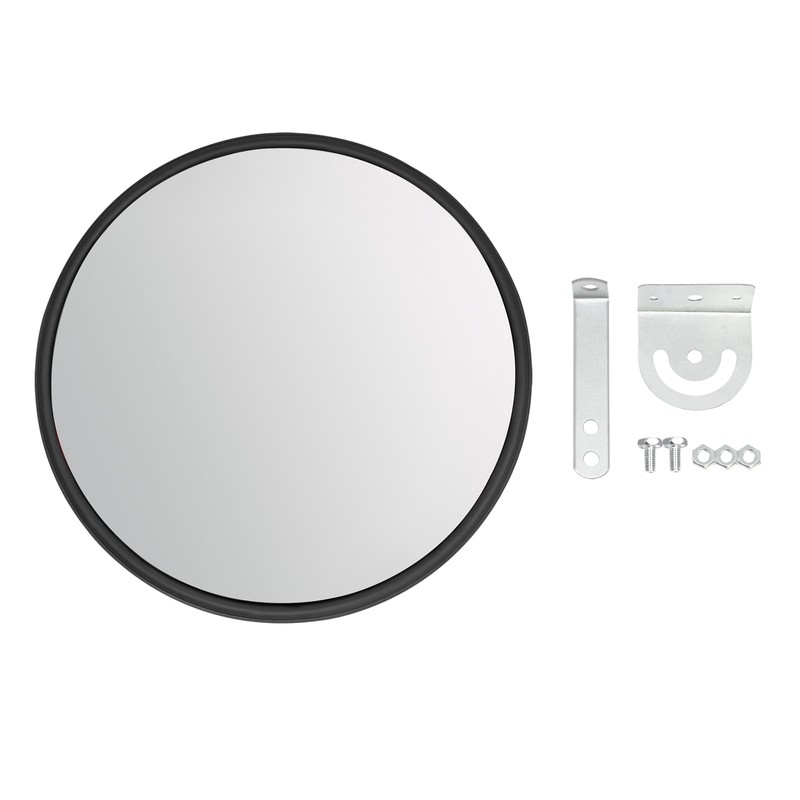 Convex Corner Mirror, 12" Security Mirrors for Business, Garage, Warehouse,