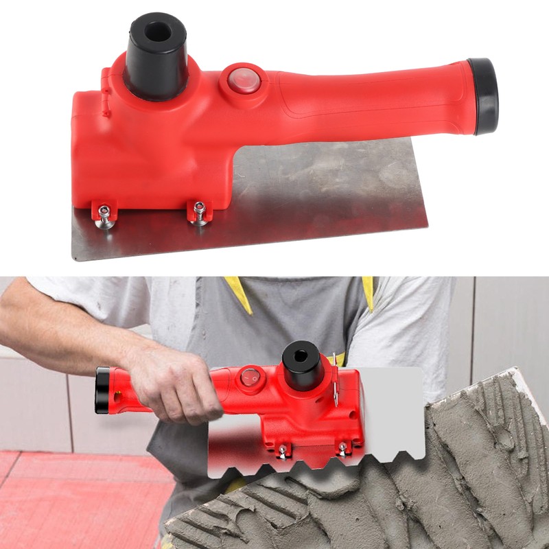 Electric Trowel Flat Plate Tile Vibration Plastering Tool Concrete Cement