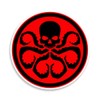 Hydra Army Superhero Red Skull Sticker Decal Notebook Car Laptop