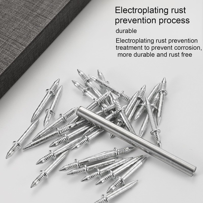 400 Pcs Double Headed Skirting Board Nail, Seamless Skirting Board