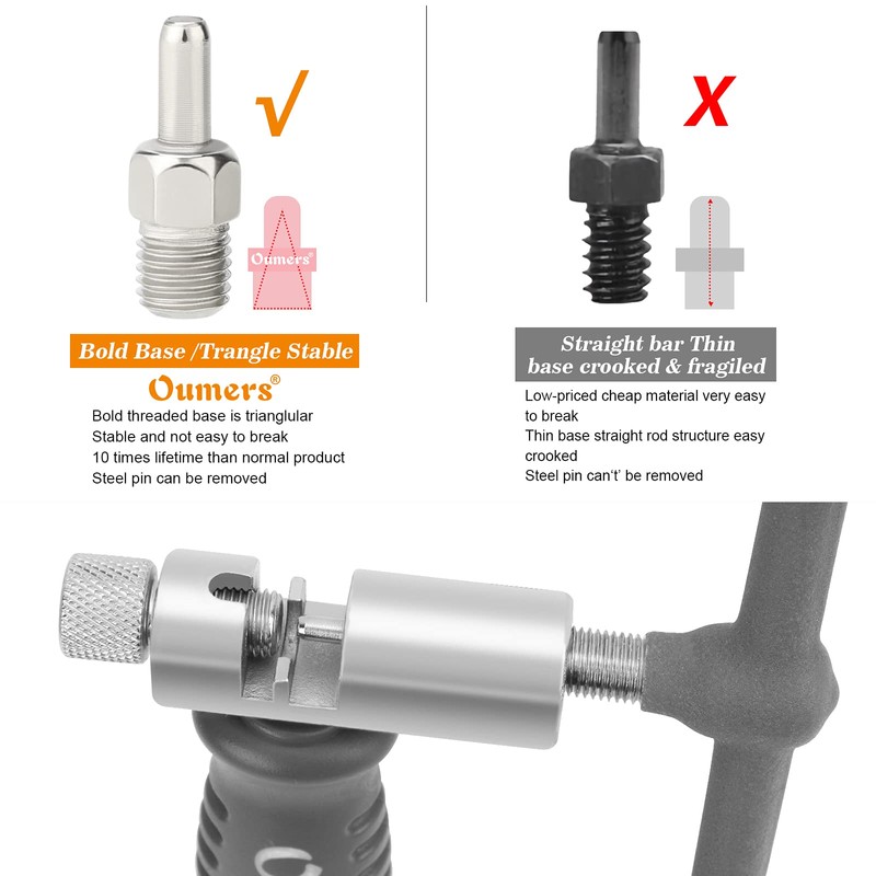 Oumers Bike Chian Breaker Tool, Universal for 7 8 9