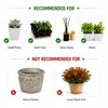BrightRow 2 Pcs 3.5" W Expandable Window Sill Plant Shelf,