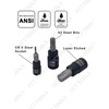 VCT 25PC Impact Torx Bit Socket and Female External Socket