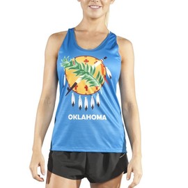 B.O.A BOA Womens Interval Singlet (2045CP)(Oklahoma, Medium)