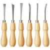 Excel 56009 Deluxe Woodcarving Tool Set, Brown