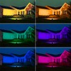 MELPO Led Flood Light Outdoor, 50W RGB Color Changing Landscape
