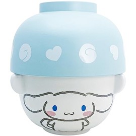 Sanrio SANRIO SAN4213-2 Cinnamon Soup Bowl and Rice Bowl Dinnerware Set, Mini Cinnamon Roll, Miscellaneous Goods, Sanrio Goods, Gift, Gift, Made in Japan