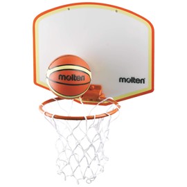 Molten Minibasketball-Set, Klebehalterung Basketballset, Mehrfarbig, 280 x 155 mm