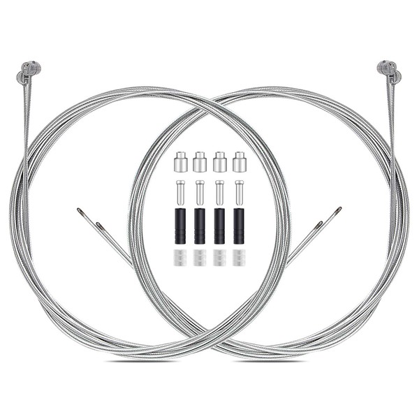 4PCS Premium Bike Brake Cable Set,Universal Standard Bicycle Brake Cable,