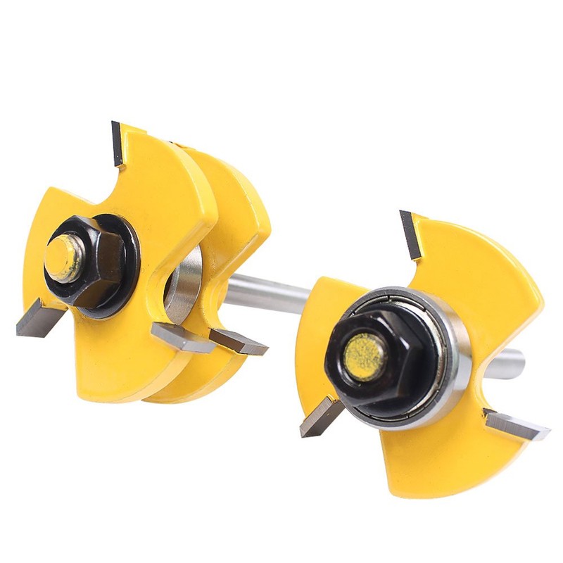 zmart Tan & Groove Router Bit 3 Tooth T Shape