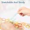 Lotfancy 600PCS Elastic Sturdy Rubber Bands Multicolor