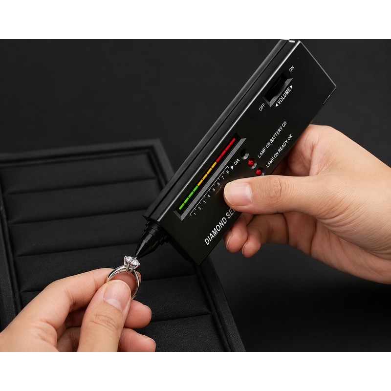 Portable Thermal Conductivity Gemstone Tester with Alloy Probe for Preliminary