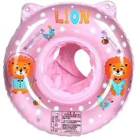 Baby Swimming Ring, Baby Swimming Ring, Baby Swimming Seat, Floating Baby Swimming Ring for Toddlers, 6 Months to 48 Months (Pink)
