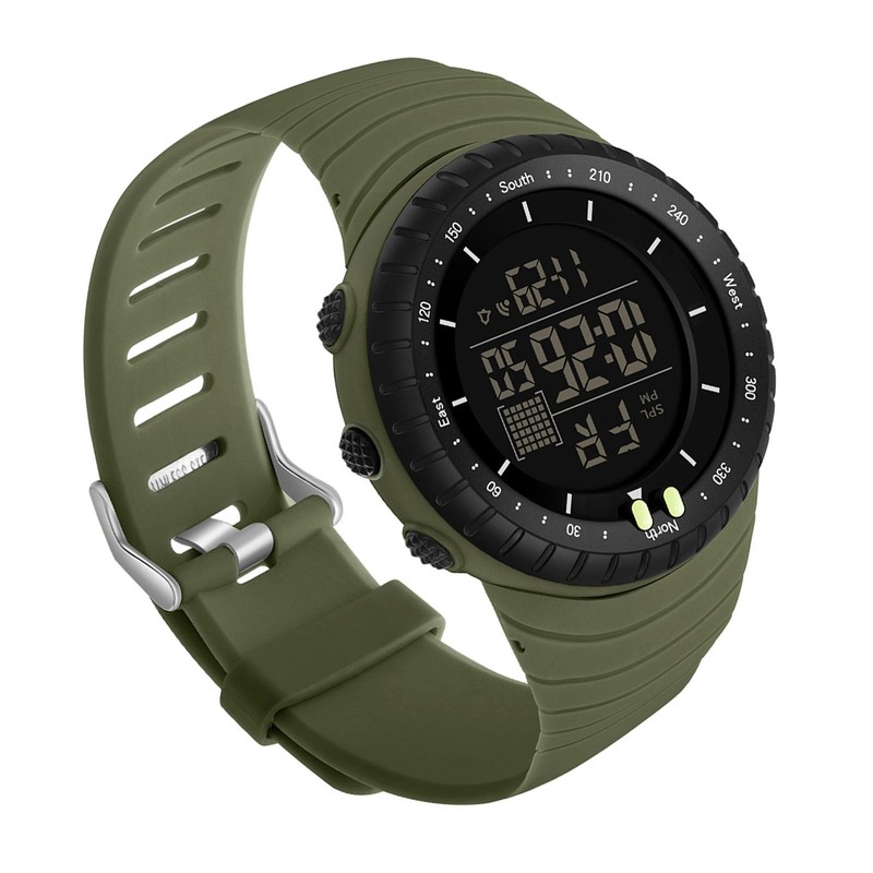 Electronic Sports Watch Waterproof Night Light Large Screen Quick Release