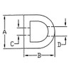 Buyers Products D210 Extruded Rubber D-Shaped Bumper, Heavy Duty 2-Hole,