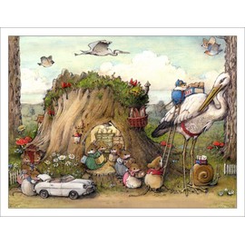 Wee Forest Folk Note-21 - Mousey Market Note Cards Set of 6