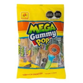 Gummy Pop Mega Gomita De La Rosa 12pz 480g
