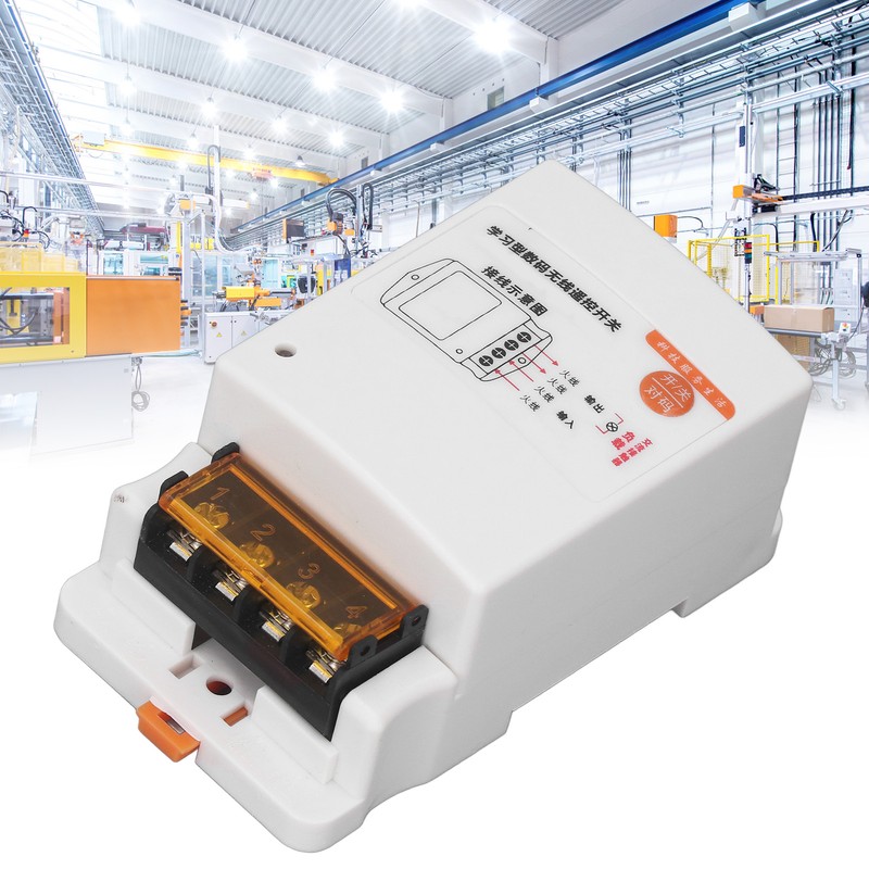 Wireless Remote Switch Industrial ABS Smart Learning Remote Control Wireless