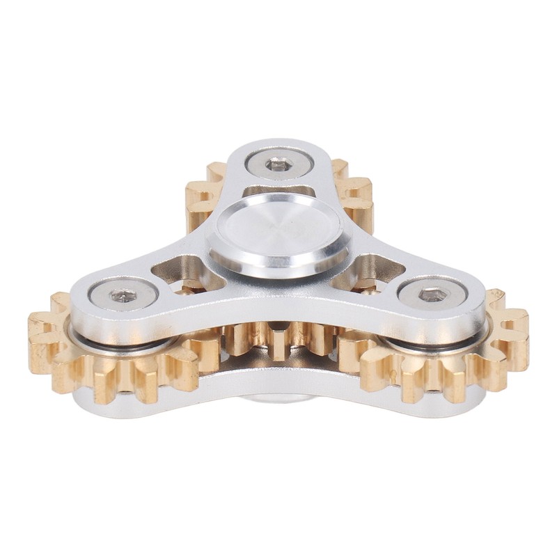 4 Gears Fidget Bearing Toy Stress Reducer Anxiety Game Brass