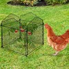 DECOHS 4 Packs Chicken Wire Cloche Plant Protectors from Animals