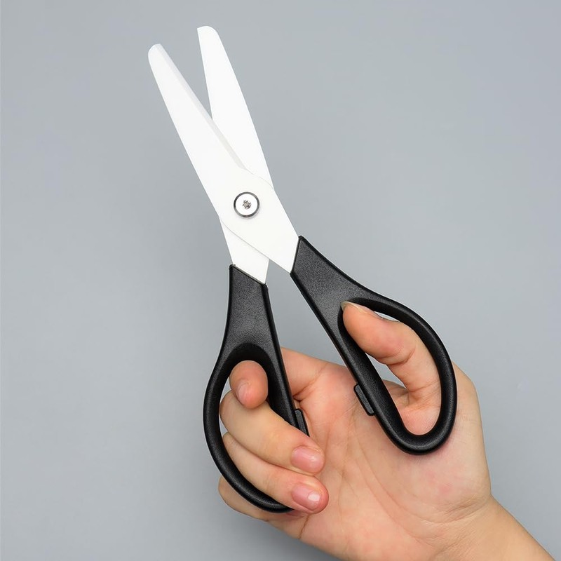 Ceramic Kitchen Scissors 8" Ceramic Blade Scissors White Sharp Blade