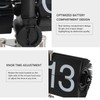 Retro Digital Flip Down Clock Flip Desk Clock Mechanical Battery