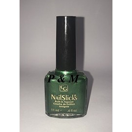 COVERGIRL NAILSLICKS Built-in TOP Coat Frost/GIVRE Nail Polish .4 OZ / 11 ML # 541 Let's GO Green/VERT INVOTANT