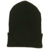 Artex Heavy Ribbed Cuff Beanie - Black OSFM