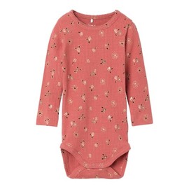 NAME IT Baby Girl Nbfosha LS Body Sleepsuit, Light Mahogany