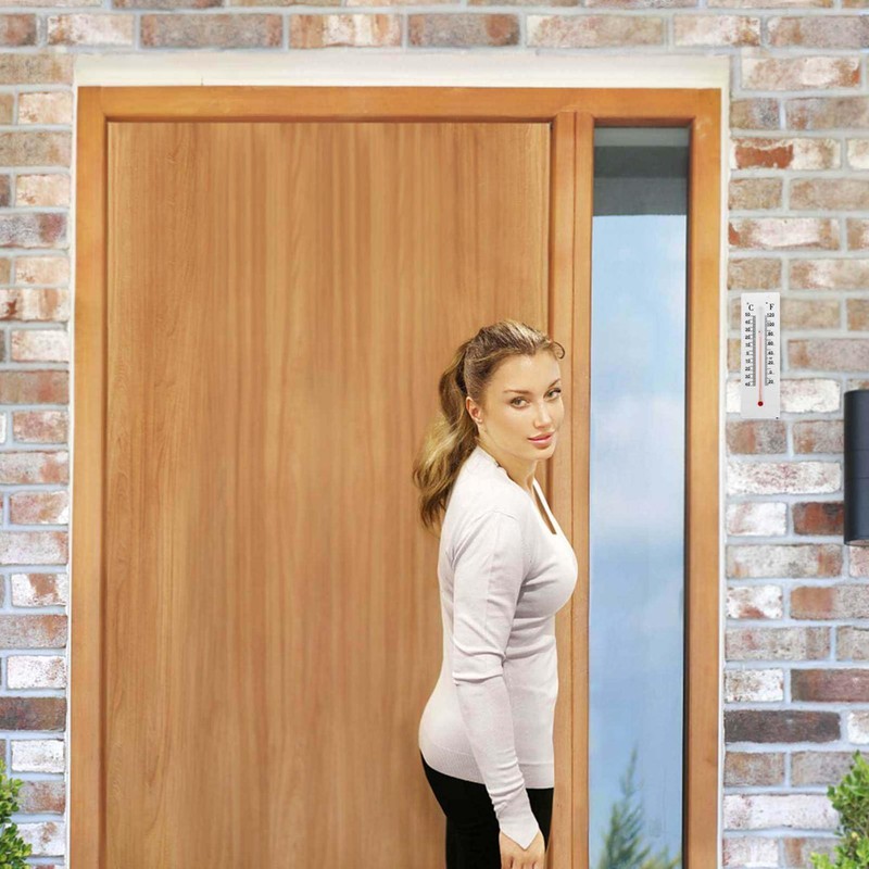 Operitacx Thermometer Key Hider Decorative Key Saving Box Weatherproof Plastic