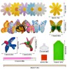 SENHAI 14 Pcs Diamond Paintings Kits, 5D Flower Butterfly Bird