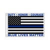 Trade Winds Duty Honor Courage Blue Lives Matter USA Thin