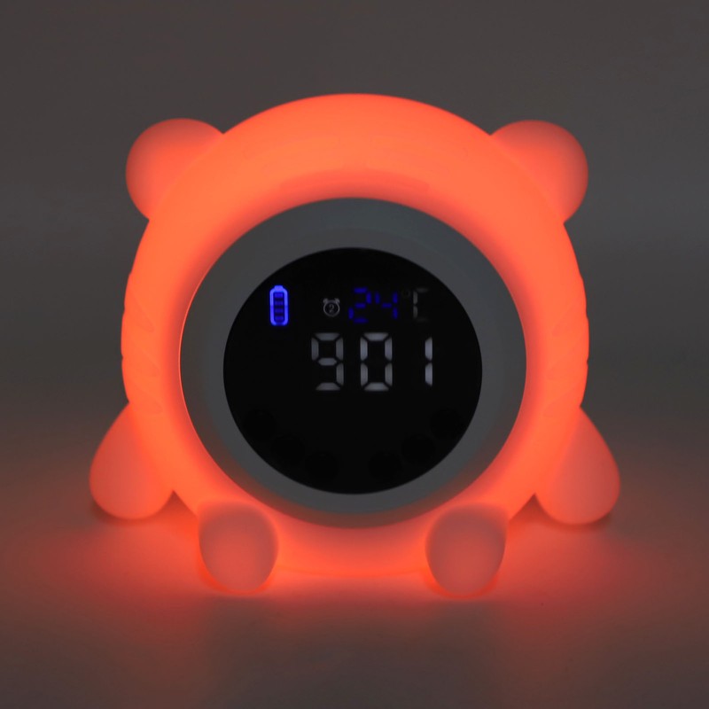 White Noise Alarm Clock Digital Rechargeable Bluetooth Alarm Clock 17