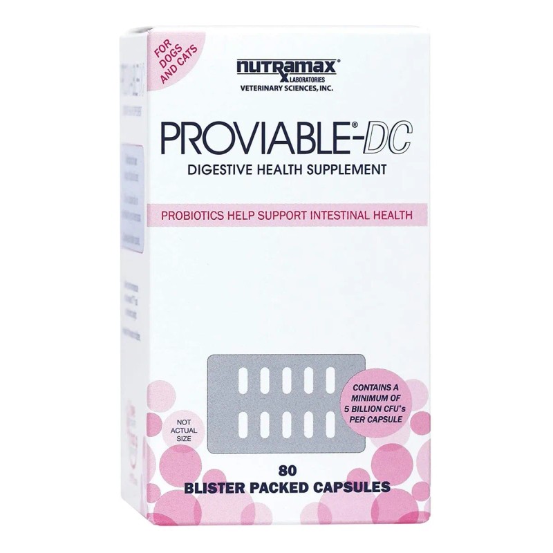 Nutramax Proviable Health Supplement For Cats And Dogs