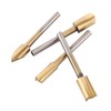 10pcs HSS Titanium Coated Woodworking Edge Cutters Trimmer Router Machine