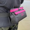 Watertrace Waterproof Waist Bag, 2L Capacity, Roll Top, Black/Pink/White/Purple, Outdoor,